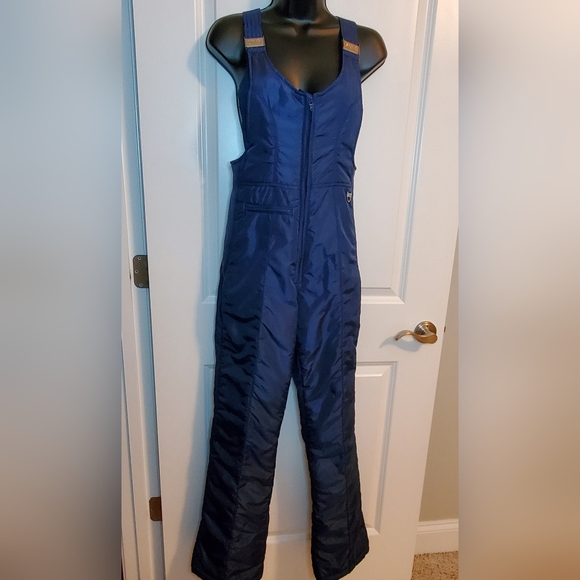 skyr Pants - Vintage SKYR Womens Blue Snow Skier Jumpsuit Excellent Condition Size Medium